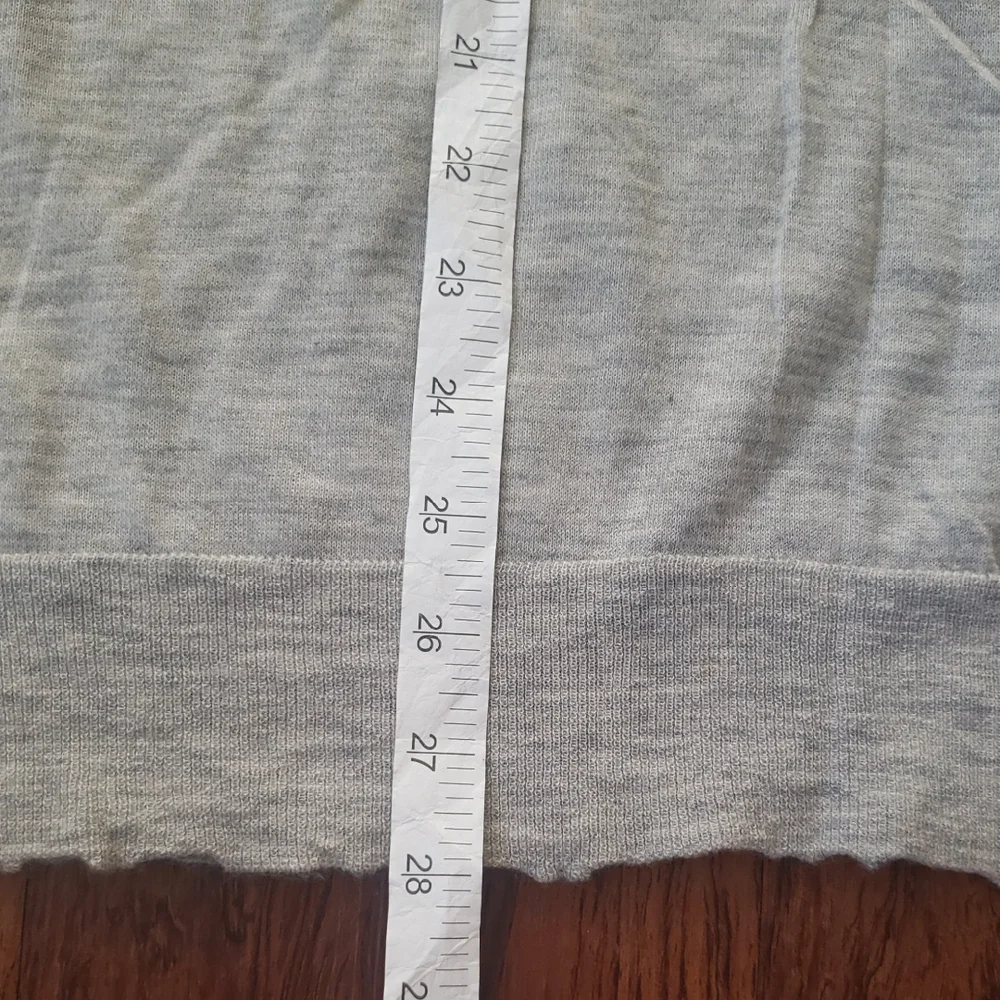 Maison Margiela Men's Gray Cashmere Vneck Sweater Size Large Preppy Designer Lux